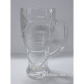 New design of football beer glass mug